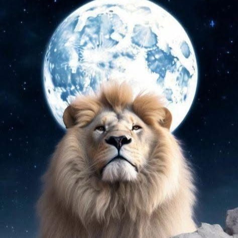 Pełnia Księżyca w znaku Lwa
